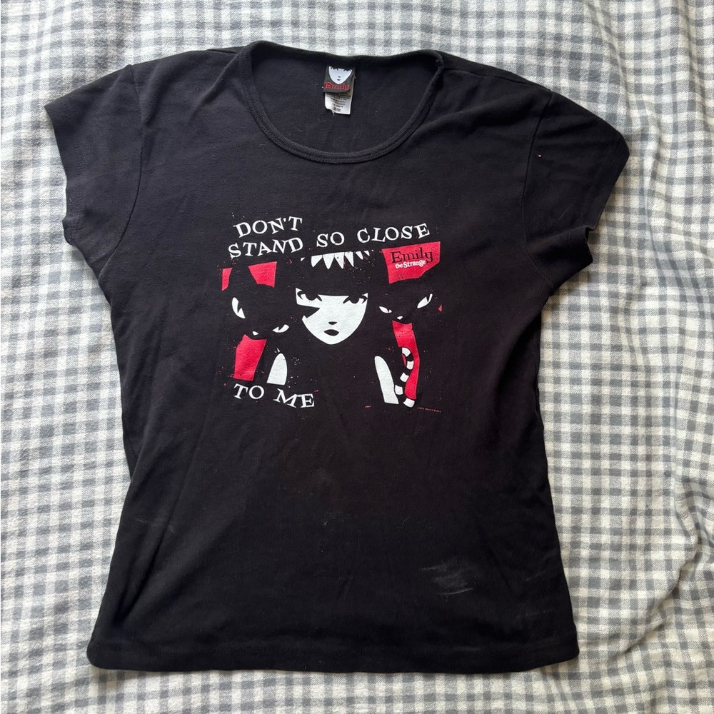 2003 Emily the Strange baby tee